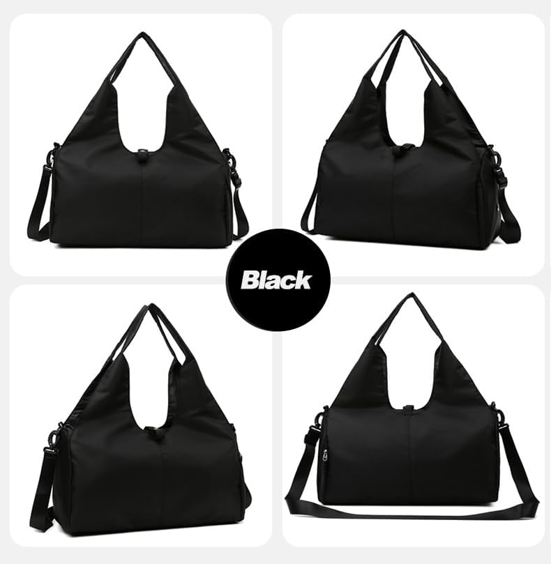 Fullishment Yoga Gym Bag -Large Capacity Gym Bag with Yoga Mat Holder Water Resistant Workout Bag for Travel Workout Daily - Image 2
